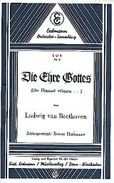 Ludwig van Beethoven Notenblätter Die Ehre Gottes für Salonorchester