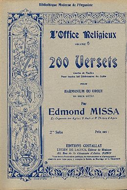 Edmond Missa Notenblätter 200 Versets vol.2