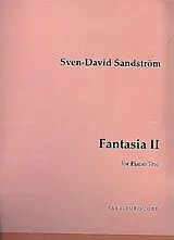 Sven-David Sandström Notenblätter Fantasia no.2 for violin, cello and piano