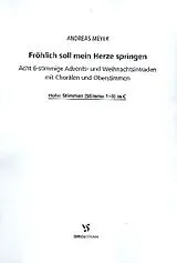  Notenblätter Fröhlich soll mein Herze springen