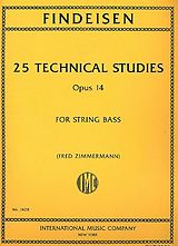 Theodor Albin Findeisen Notenblätter 25 Technical Studies op.14 Vol.2