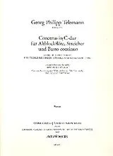 Georg Philipp Telemann Notenblätter Konzert C-Dur