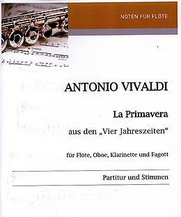 Antonio Vivaldi Notenblätter La Primavera für Flöte, Oboe