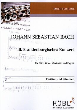 Johann Sebastian Bach Notenblätter Brandenburgisches Konzert Nr.3