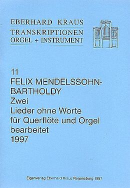 Felix Mendelssohn-Bartholdy Notenblätter 2 Lieder ohne Worte