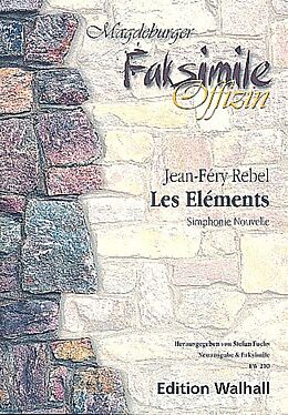 Jean-Féry Rebel Notenblätter Les Elements