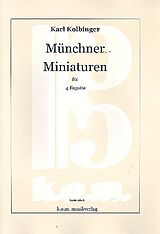 Karl Kolbinger Notenblätter Münchner Miniaturen