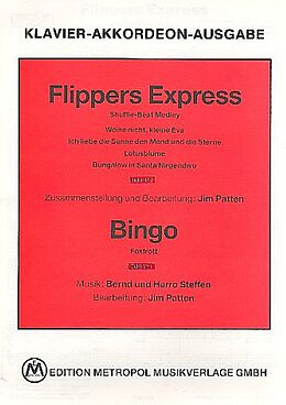 Harro Steffen Notenblätter Flippers Express und Bingofür Klavier