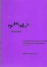 Willem de Fesch Notenblätter Concerto in a Minor for 4 instruments