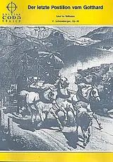 F. Schneeberger Notenblätter Der letzte Postillon vom Gotthard op.46