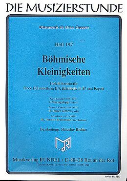  Notenblätter Böhmische Kleinigkeiten für Oboe (Klarinette)