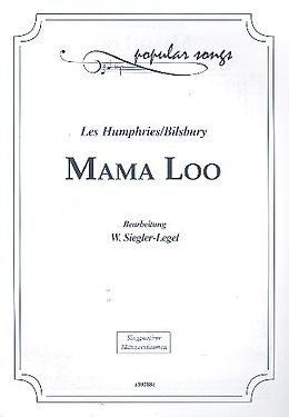 Jimmy Bilsbury Notenblätter Mama Loo für Männerchor