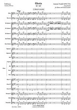 Antonio Vivaldi Notenblätter Gloria RV589 for 2 sopranos, alto