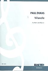 Paul Dukas Notenblätter Villanelle
