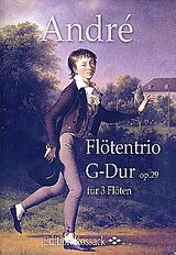Johann Anton André Notenblätter Flötentrio G-Dur op.29