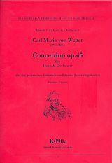 Carl Maria von Weber Notenblätter Concertino e-Moll op.45
