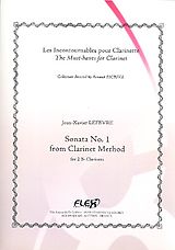 Jean Xavier Lefèvre Notenblätter Sonate Nr.1