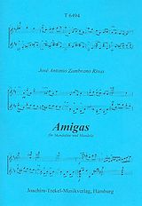 José Antonio Zambrano Rivas Notenblätter Amigas für Mandoline und Mandola