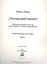 Heinz Marti Notenblätter Vierung und Umkreis (1967)