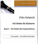 Friedrich Kröpsch Notenblätter 183 Etüden für Fortgeschrittene
