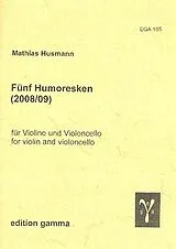 Mathias Husmann Notenblätter 5 Humoresken