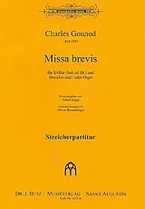 Charles Francois Gounod Notenblätter Missa brevis