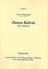 Werner Dünnebeil Notenblätter Danza Bolivia
