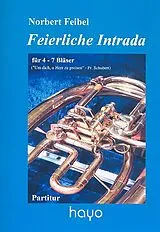 Norbert Feibel Notenblätter Feierliche Intrada für 4-7 Bläser