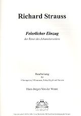 Richard Strauss Notenblätter Feierlicher Einzug für 4 Trompeten