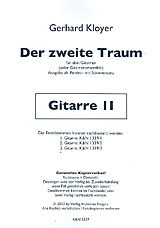 Gerhard Kloyer Notenblätter Der zweite Traum für 3 Gitarren (Ensemble)