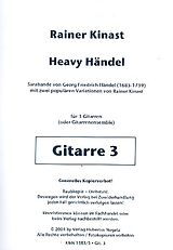 Rainer Kinast Notenblätter Heavy Händel für 3 Gitarren (Ensemble)