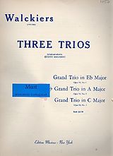 Eugène Walckiers Notenblätter Grand Trio a major op.93 no.2