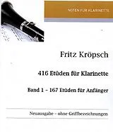 Friedrich Kröpsch Notenblätter 167 Etüden für Anfänger