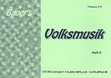  Notenblätter Bauers Volksmusik Band 3für Blasorchester