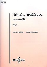 Jupp Schmitz Notenblätter Wo der Wildbach rauscht