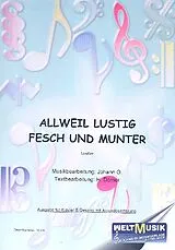  Notenblätter Allweil lustigEinzelausgabe für