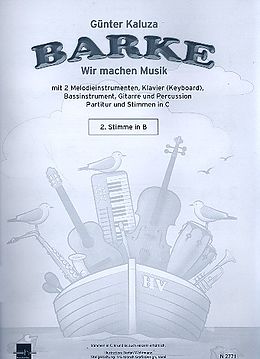 Günter Kaluza Notenblätter Barke für 2 Melodieinstrumente, Gitarre