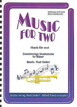  Notenblätter Music for two für 2 Blasinstrumente