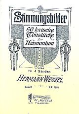 Hermann Wenzel Notenblätter Stimmungsbilder Band 1 für Harmonium