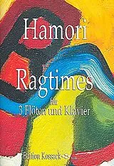  Notenblätter Ragtimesfür 3 Flöten und Klavier