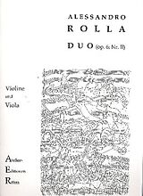 Alessandro Rolla Notenblätter Duo op.6,2