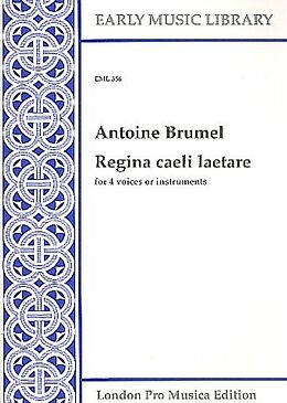 Antoine *1483 Brumel Notenblätter Regina caeli laetare