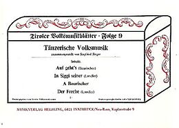  Notenblätter Tiroler Volksmusikblätter Band 9