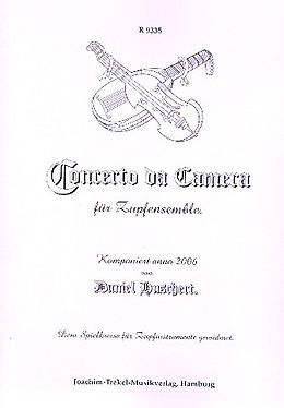 Daniel Huschert Notenblätter Concerto da Camera