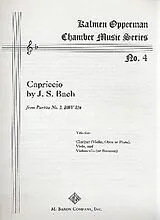 Johann Sebastian Bach Notenblätter Capriccio from Partita no.2 BWV826