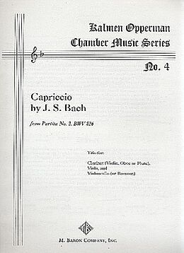 Johann Sebastian Bach Notenblätter Capriccio from Partita no.2 BWV826