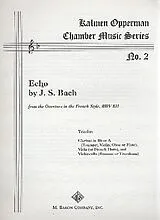 Johann Sebastian Bach Notenblätter Echo from the Overture in french Style BWV831