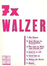  Notenblätter 7 x Walzer