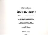 Johannes Brahms Notenblätter Kammersinfonie nach Sonate op.120,1