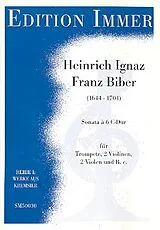 Heinrich Ignaz Franz von Biber Notenblätter Sonata C-Dur à 6